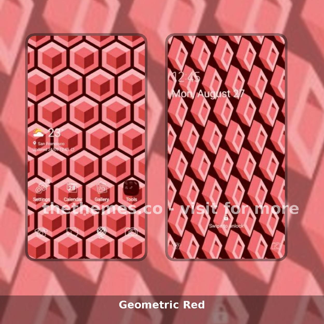 Geometric Red