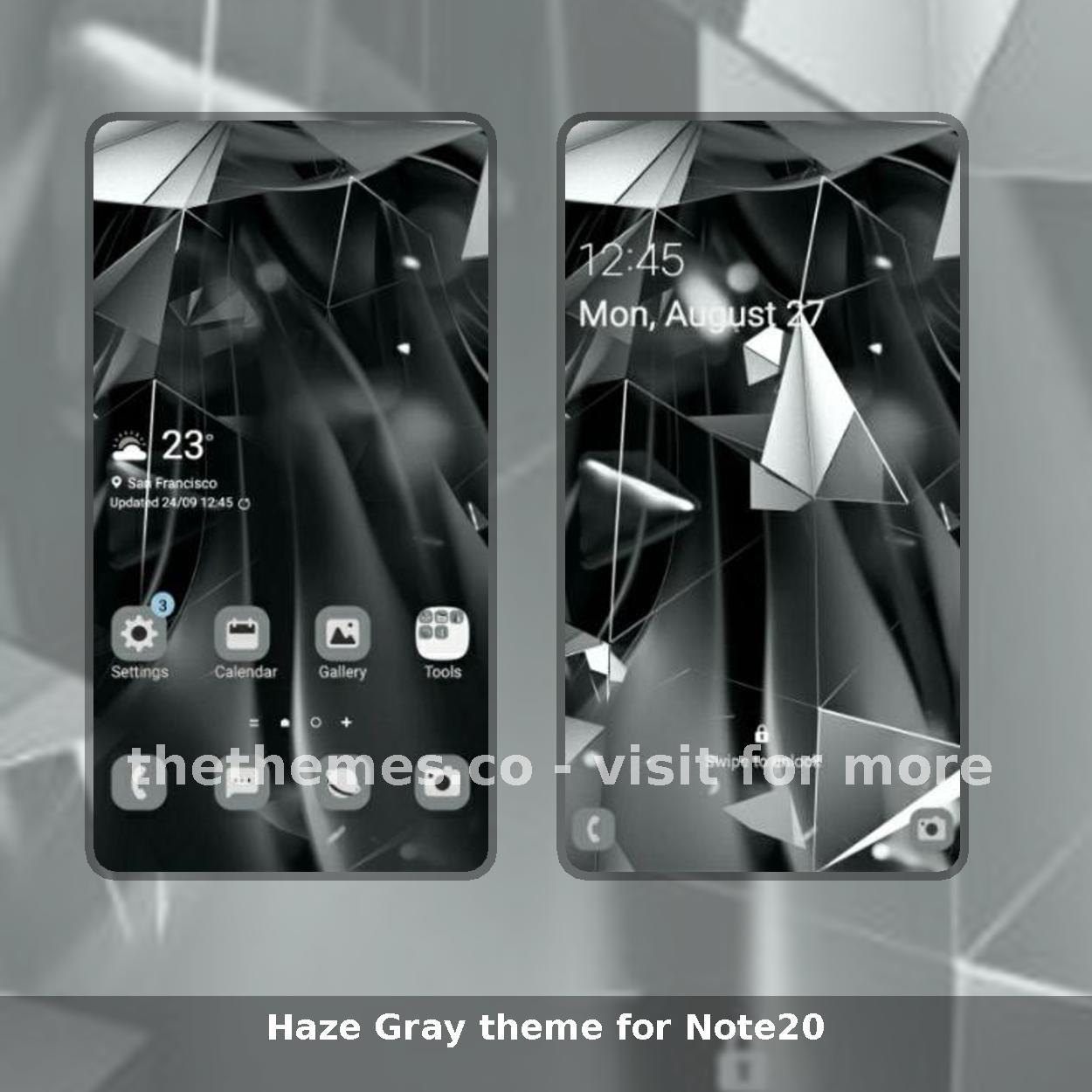 Haze Gray theme for Note20