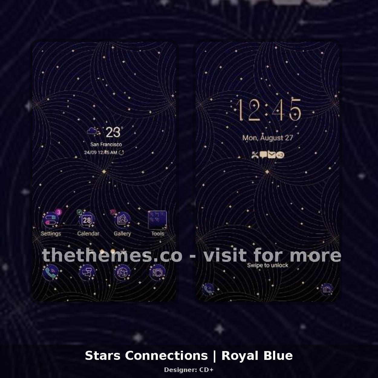 Stars Connections | Royal Blue