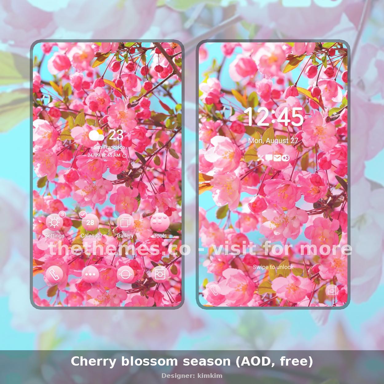 Cherry blossom season (AOD, free)
