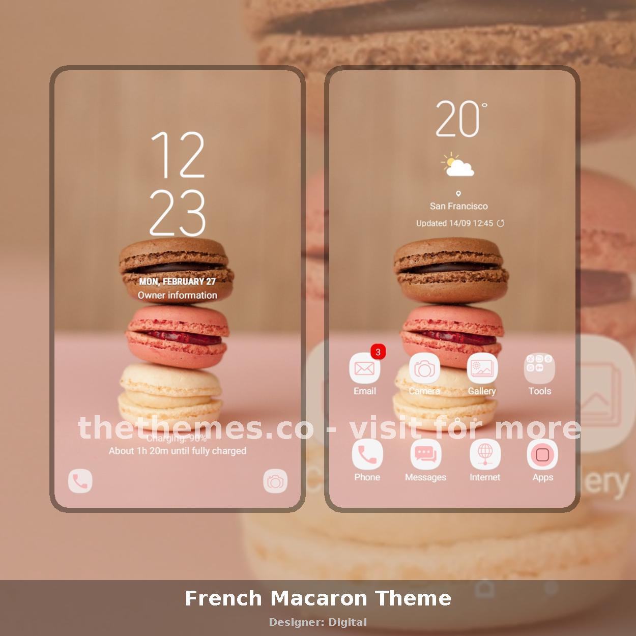 French Macaron Theme
