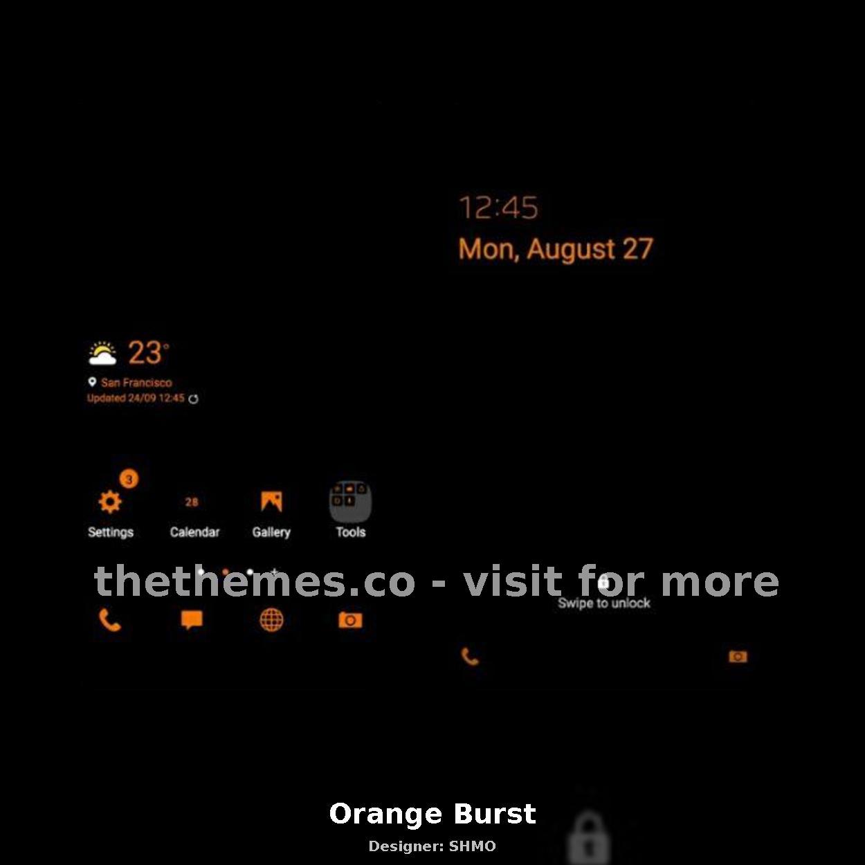 Orange Burst