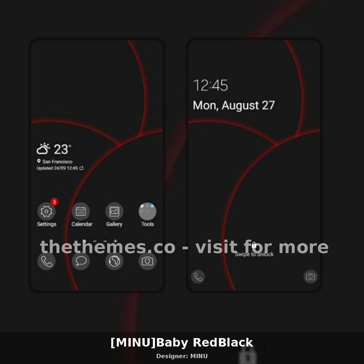 [MINU]Baby RedBlack