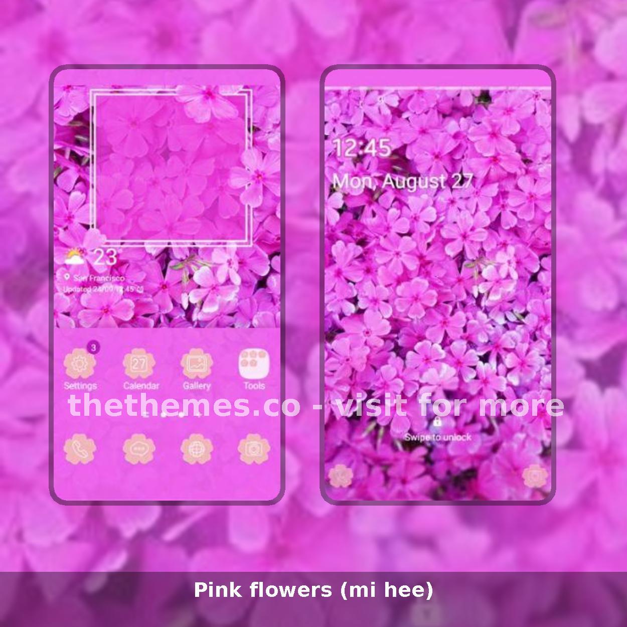 Pink flowers (mi hee)