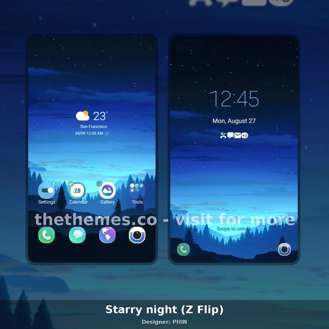 Starry night (Z Flip)