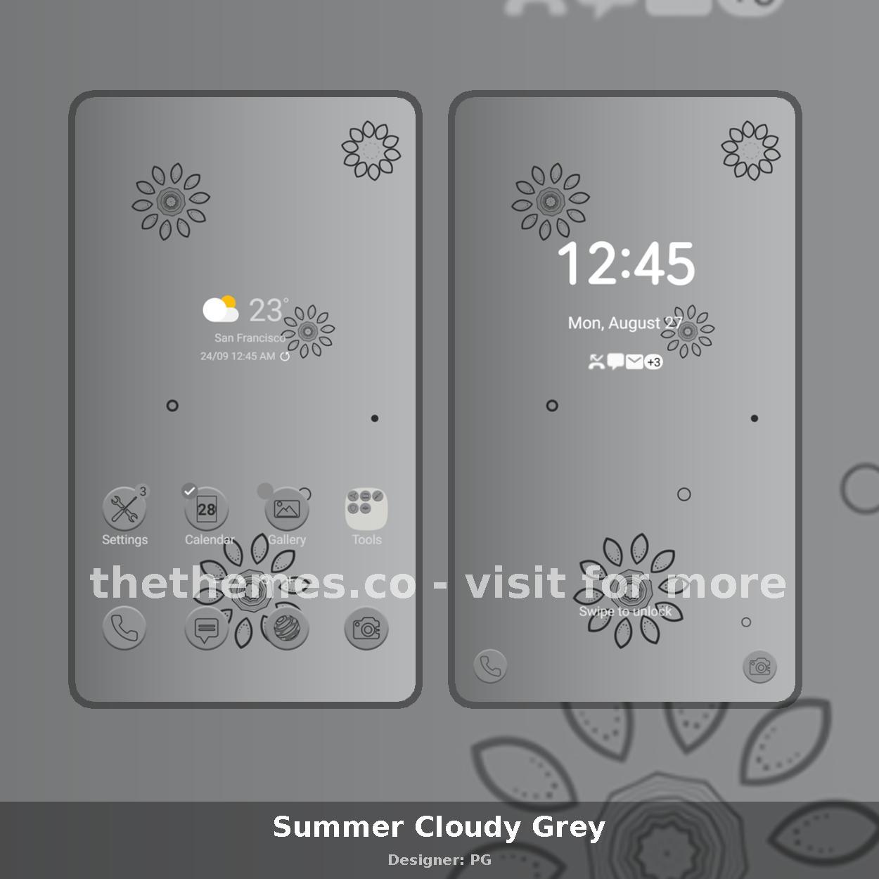 Summer Cloudy Grey