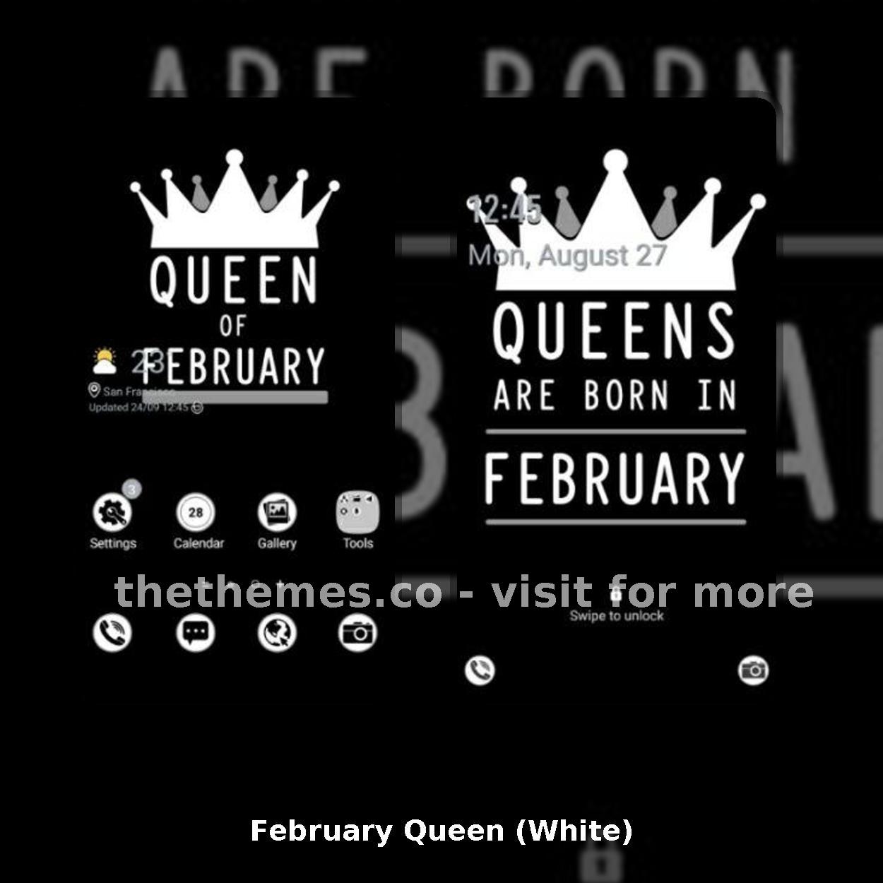 February Queen (White)
