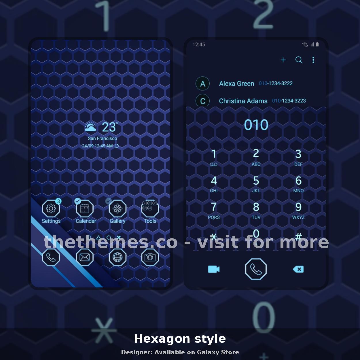 Hexagon style