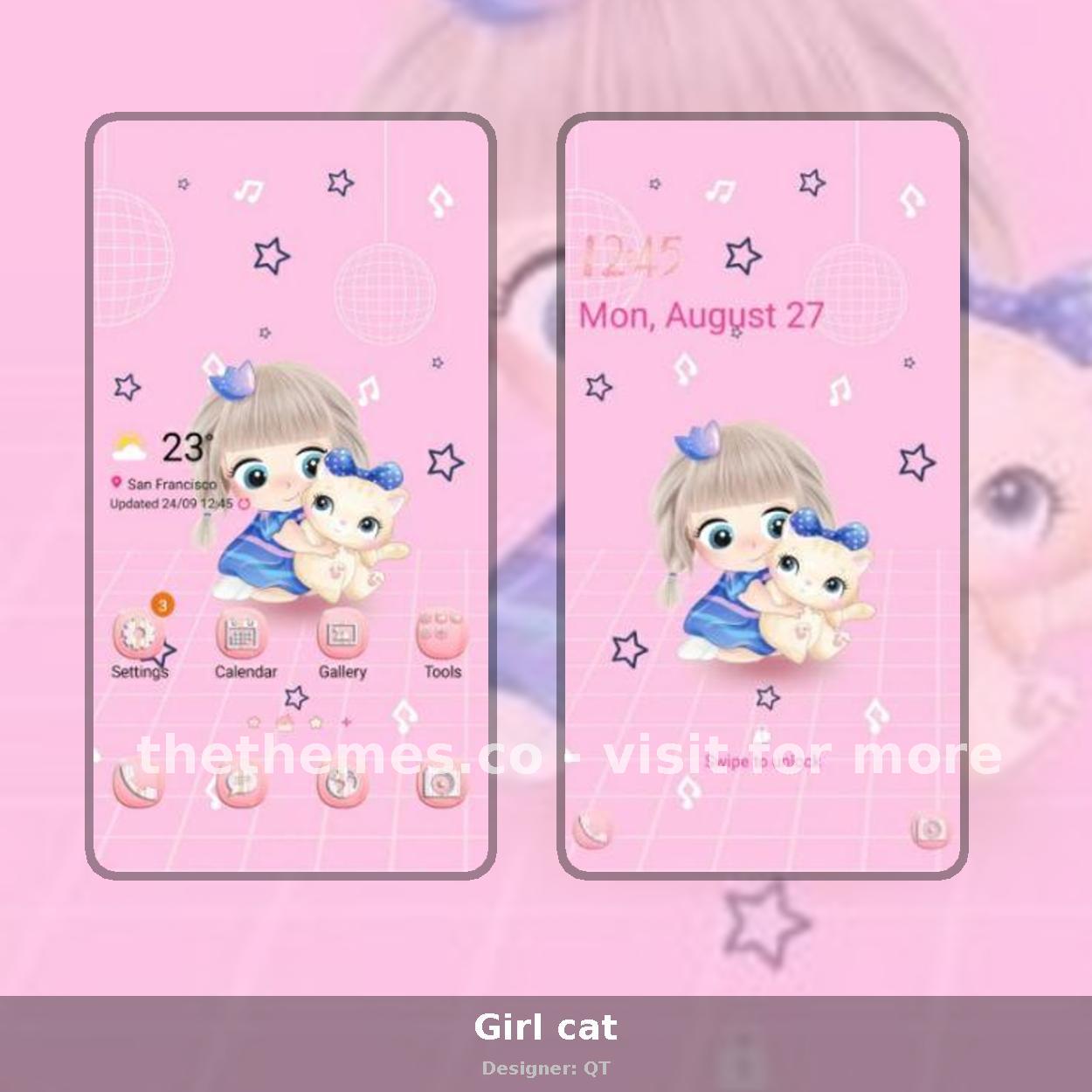Girl cat
