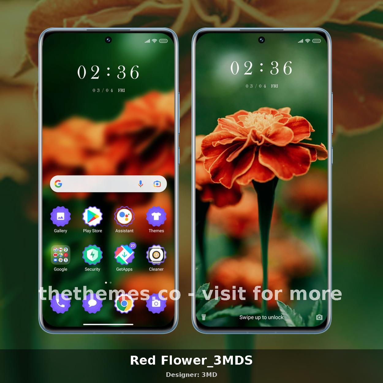Red Flower_3MDS