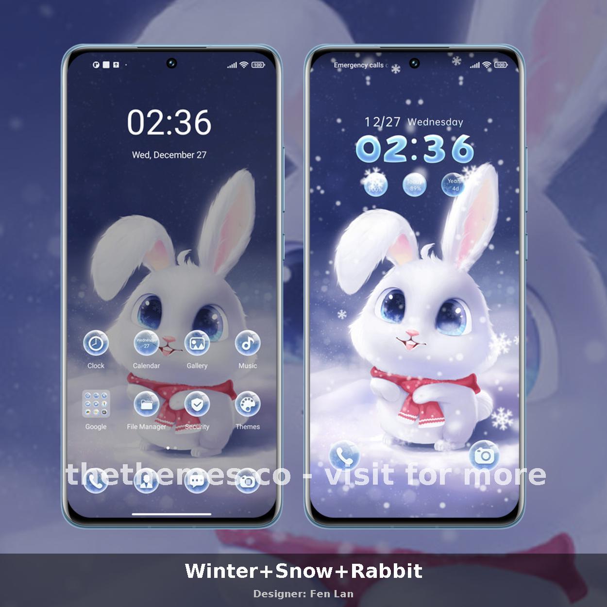 Winter+Snow+Rabbit