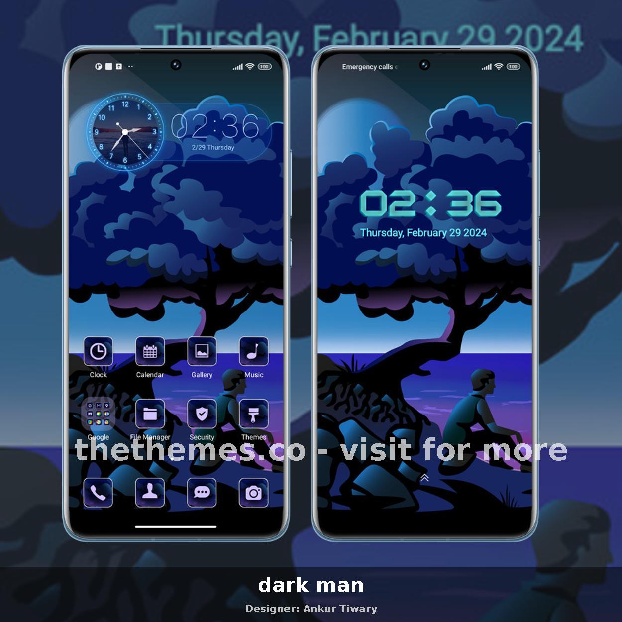 dark man