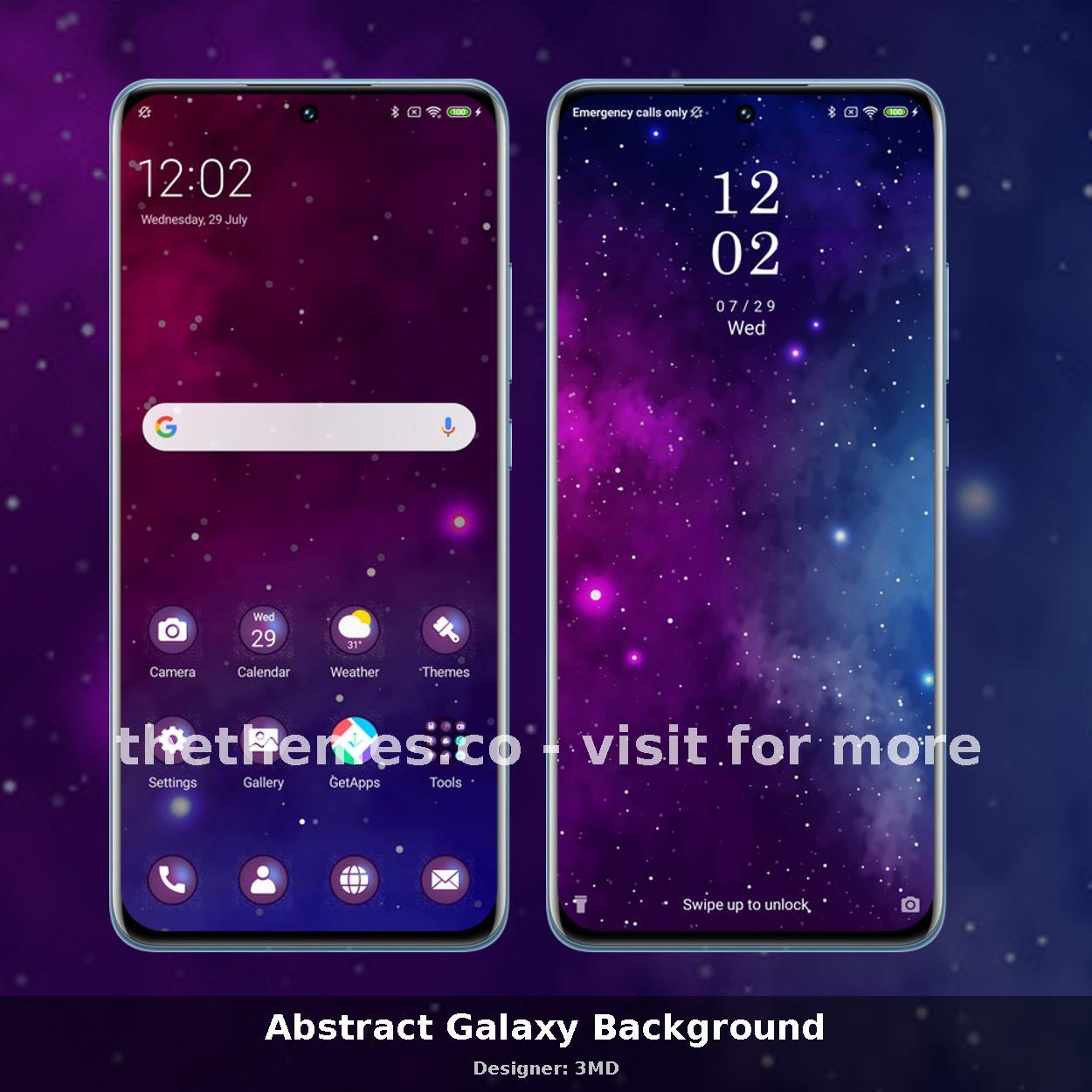 Abstract Galaxy Background