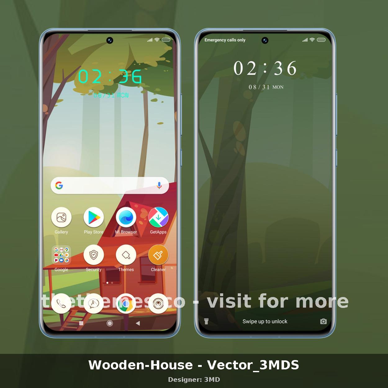 Wooden-House - Vector_3MDS