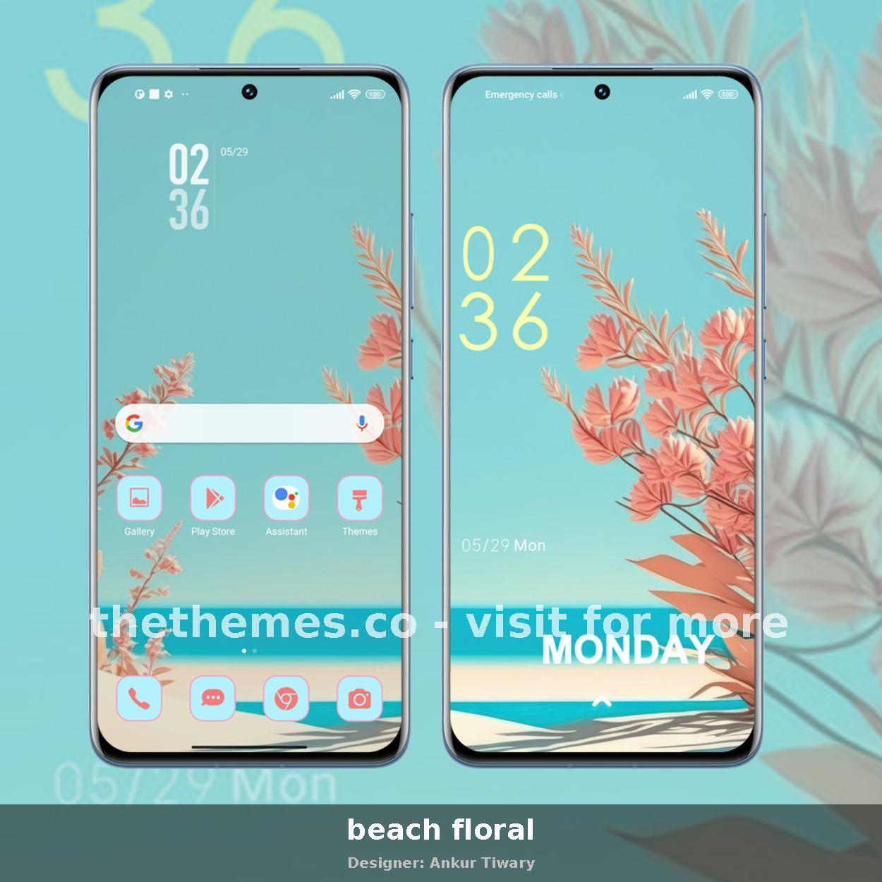 beach floral