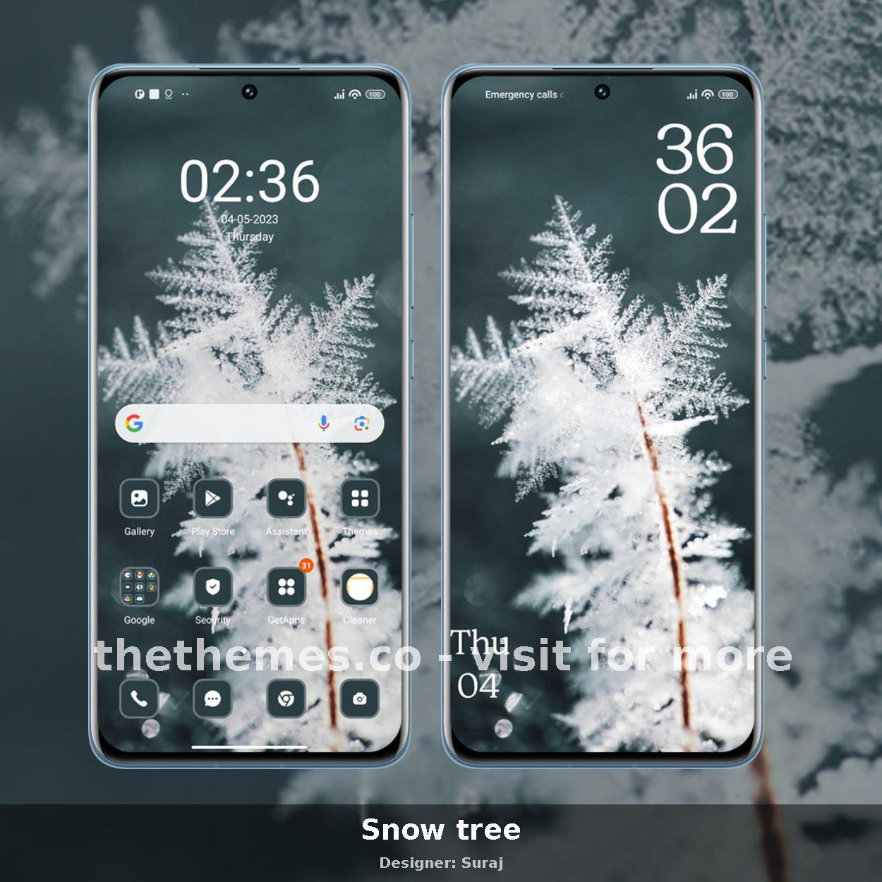 Snow tree
