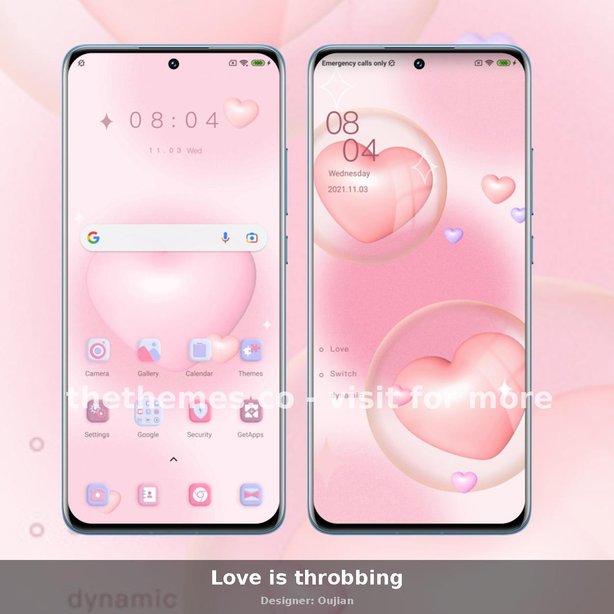 Love is throbbing