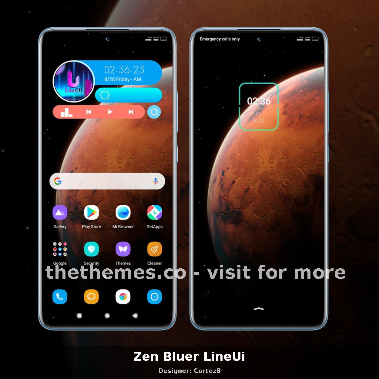 Zen Bluer LineUi