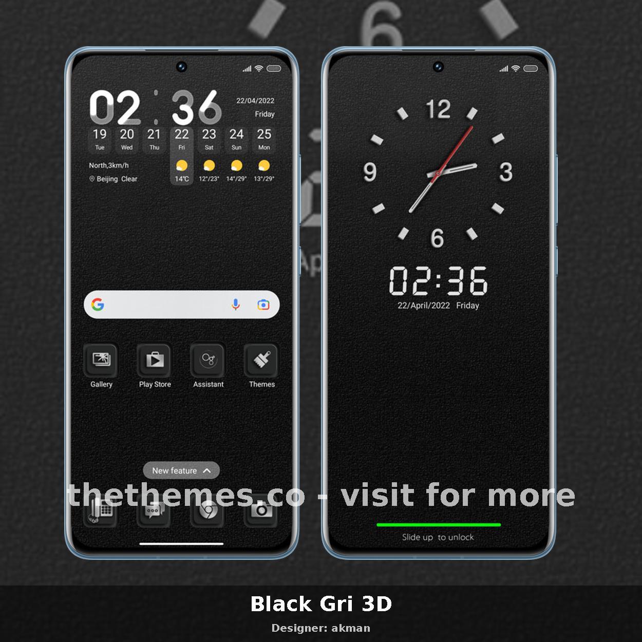 Black Gri 3D