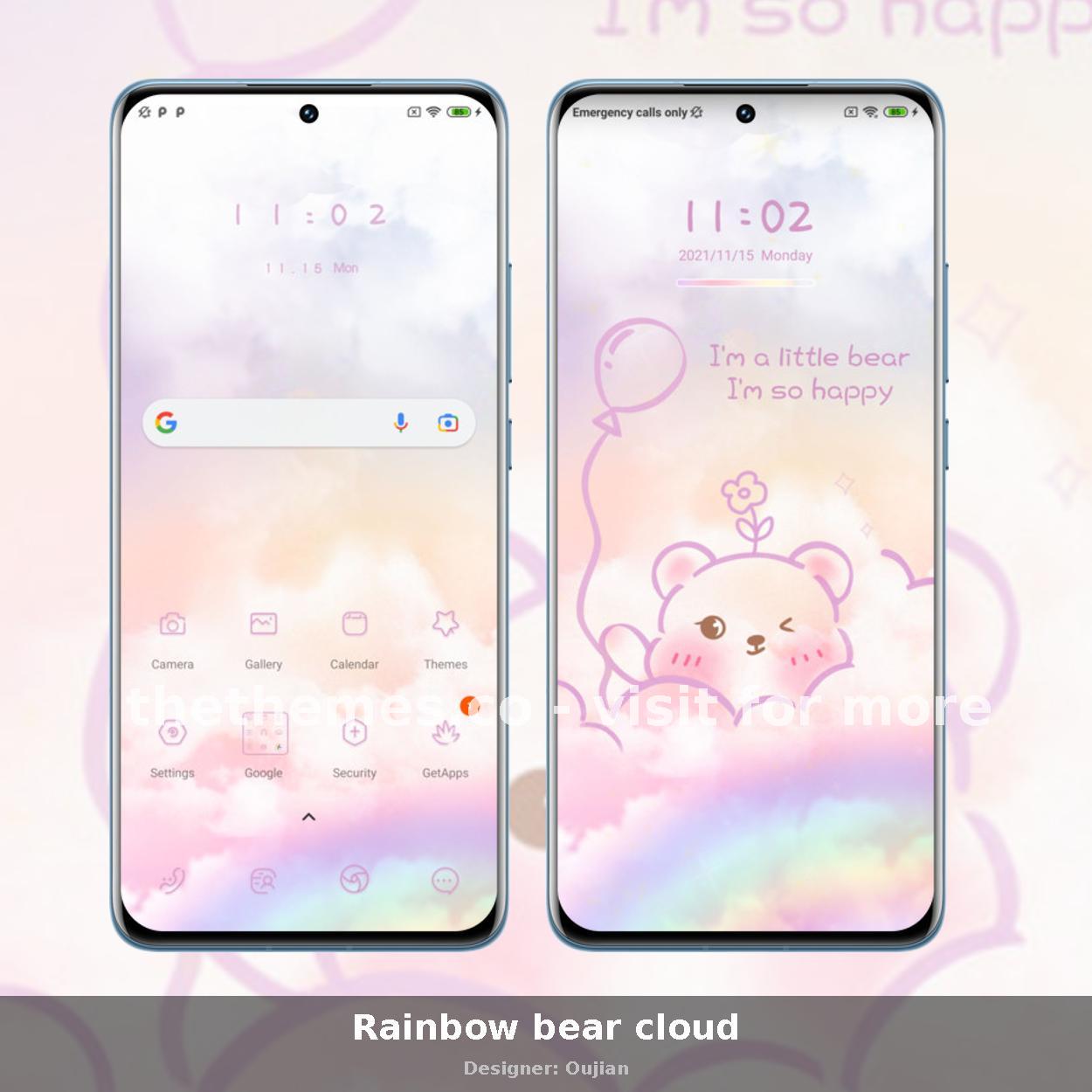Rainbow bear cloud