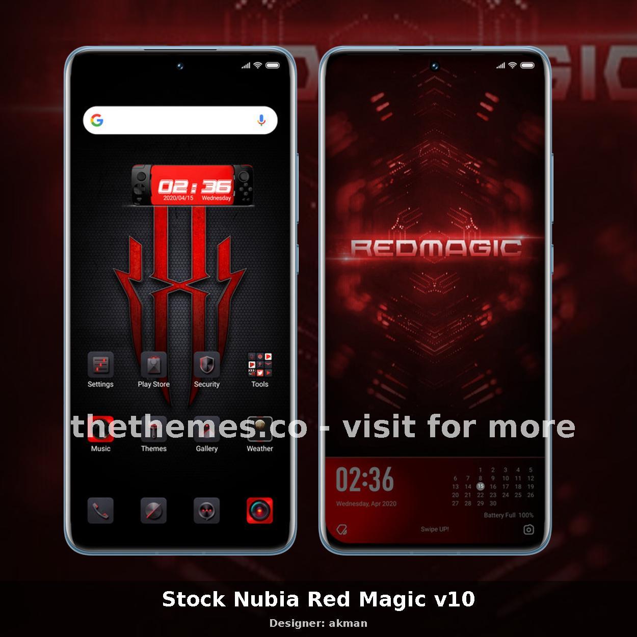 Stock Nubia Red Magic v10