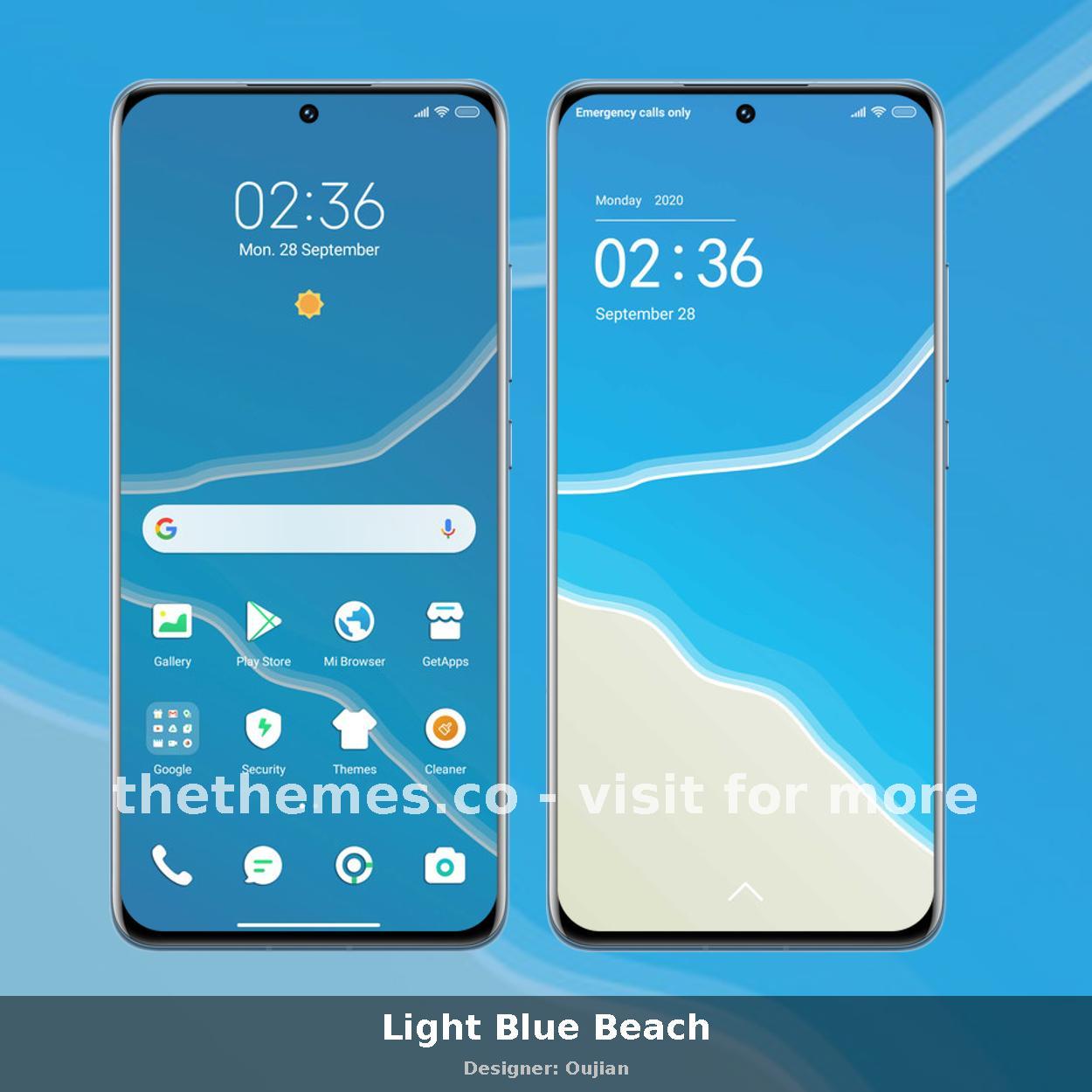 Light Blue Beach