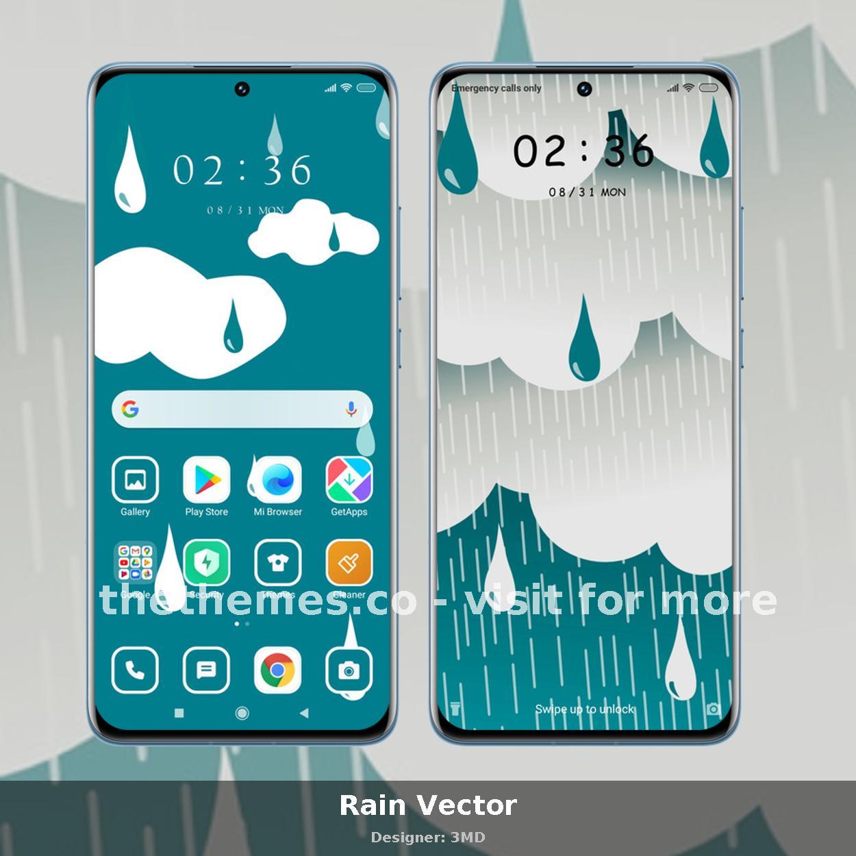 Rain Vector