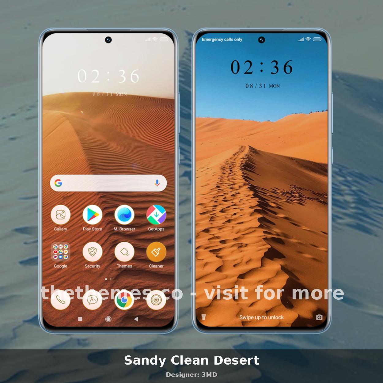 Sandy Clean Desert