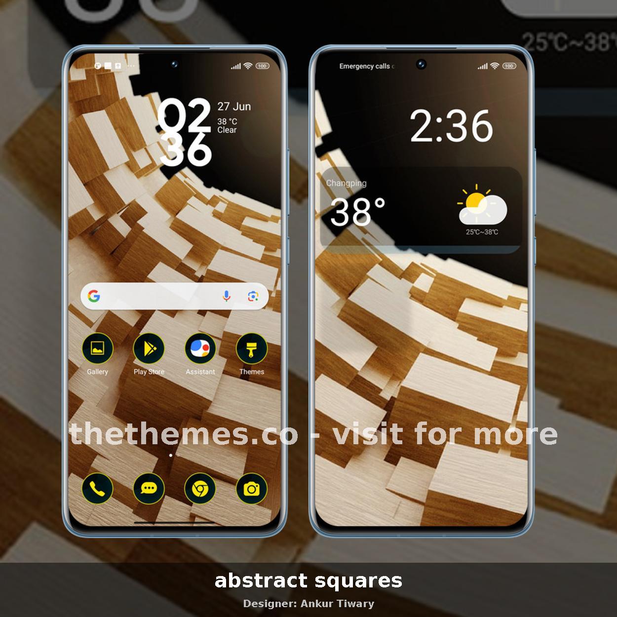 abstract squares