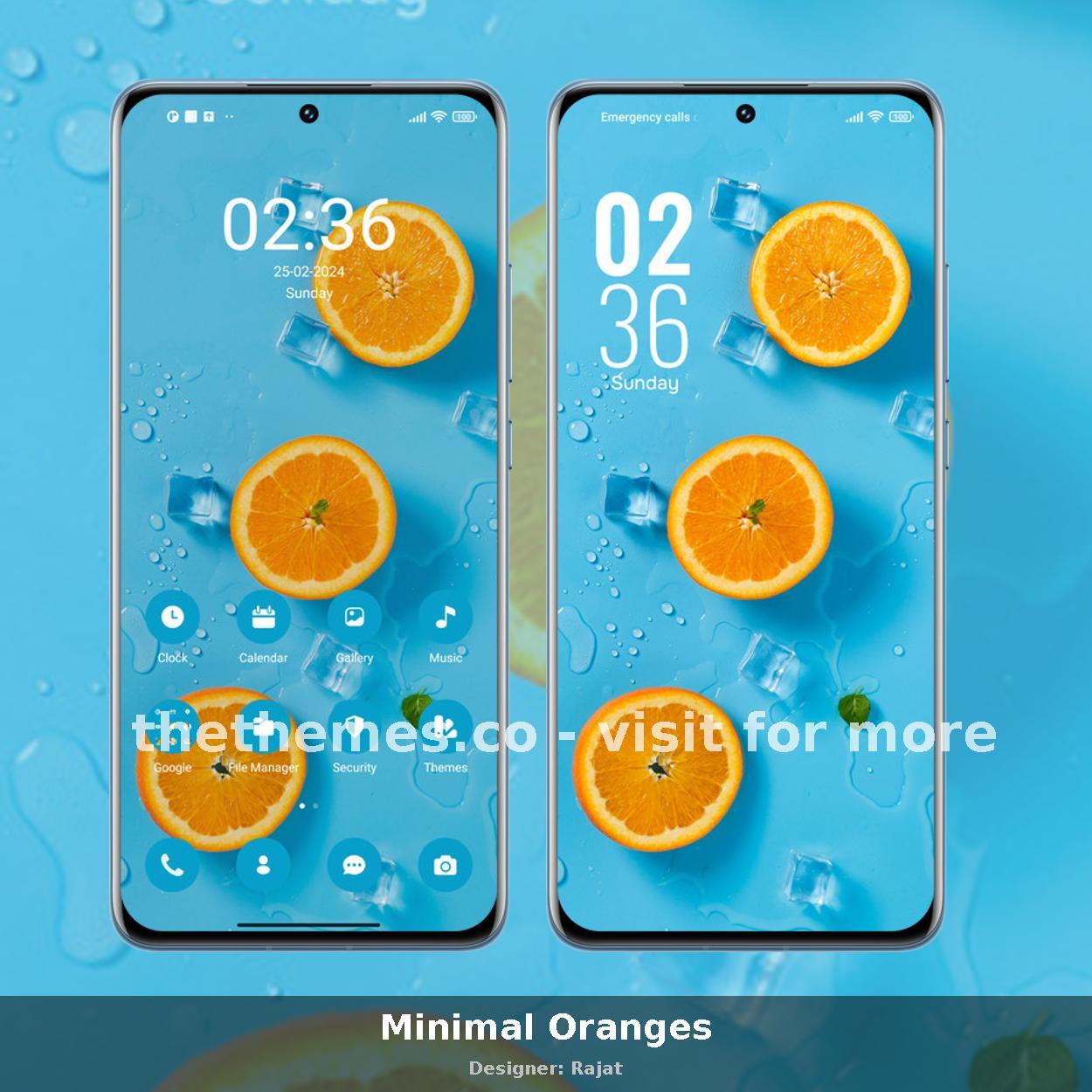 Minimal Oranges