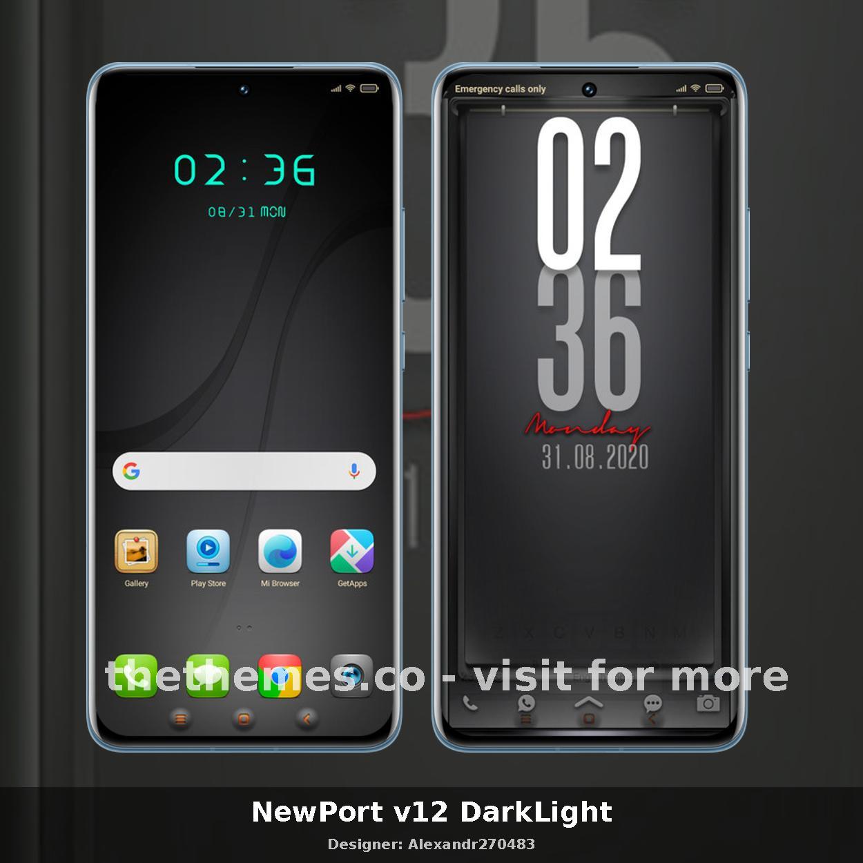 NewPort v12 DarkLight