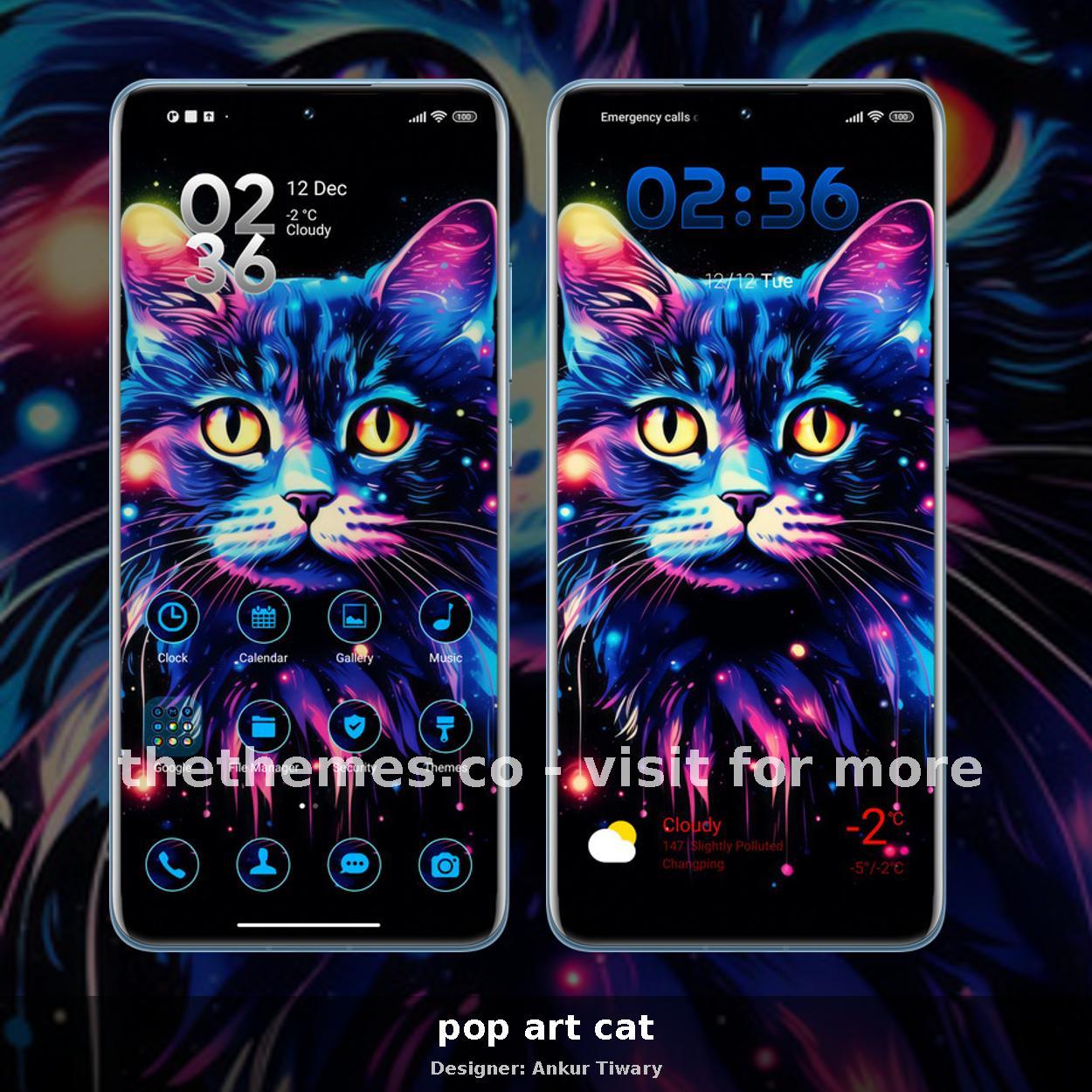 pop art cat