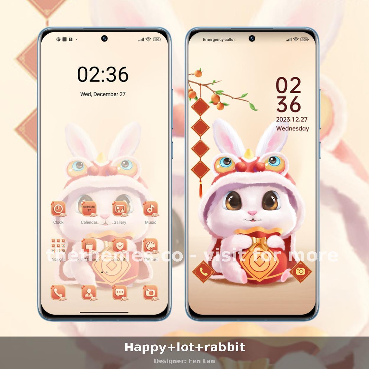 Happy+lot+rabbit