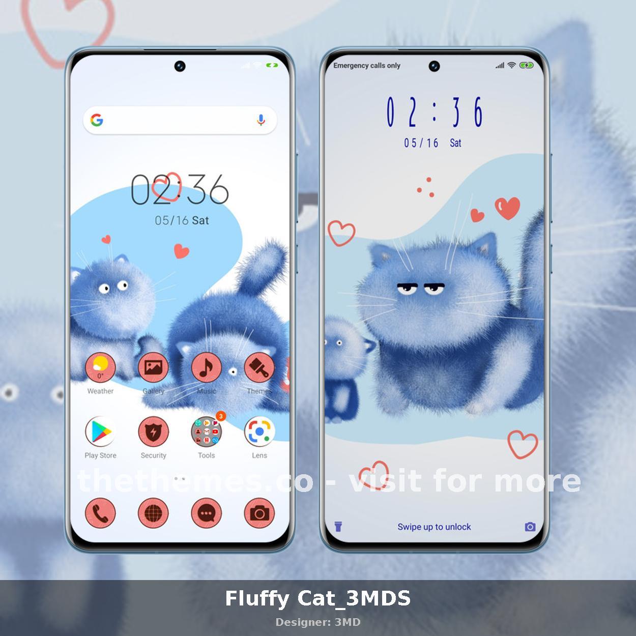 Fluffy Cat_3MDS
