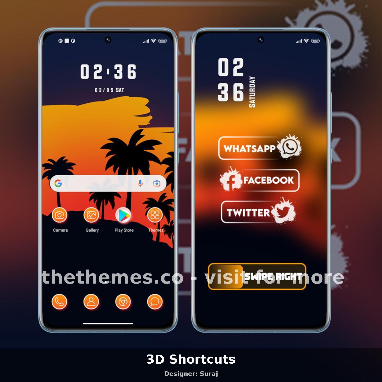 3D Shortcuts