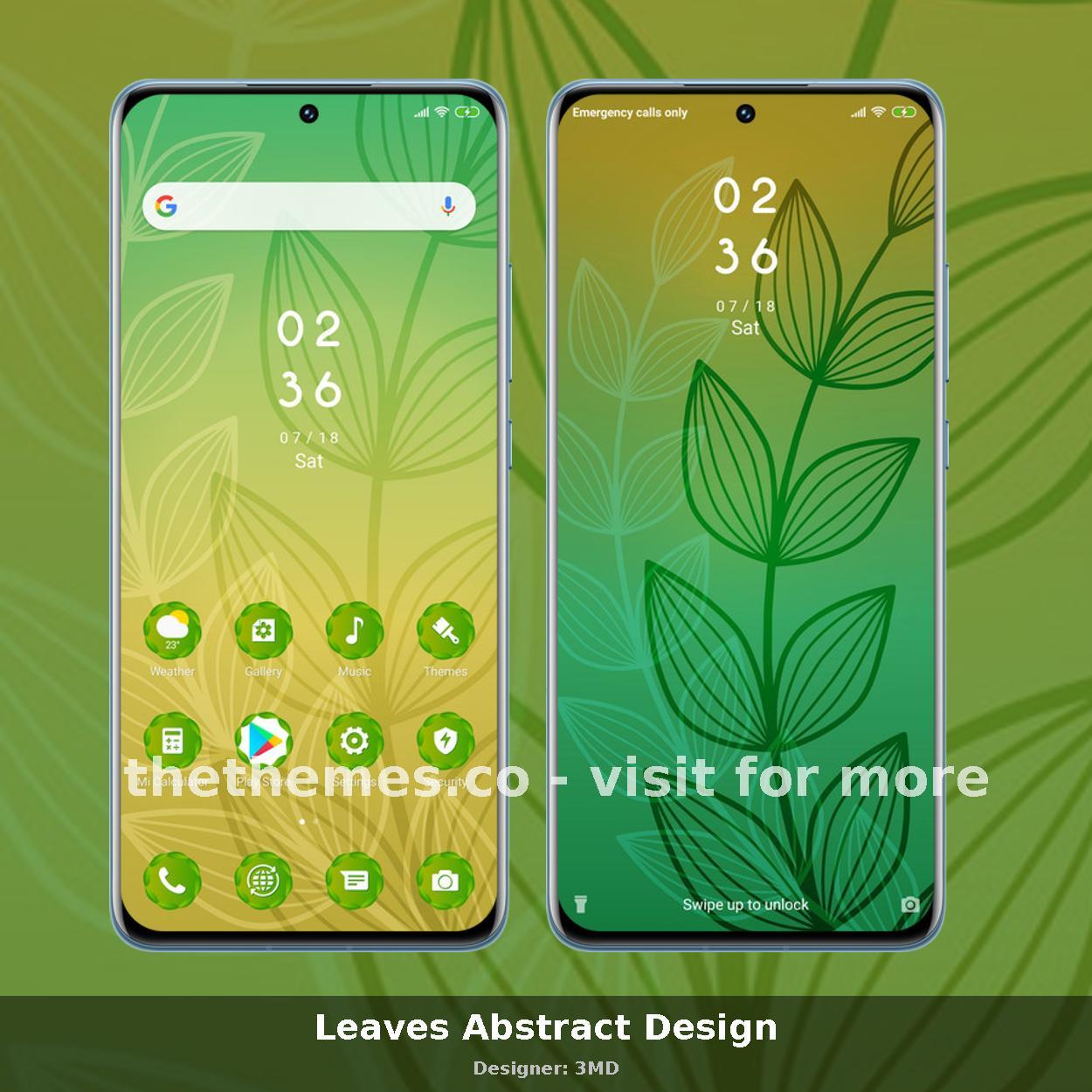 Leaves Abstract Design