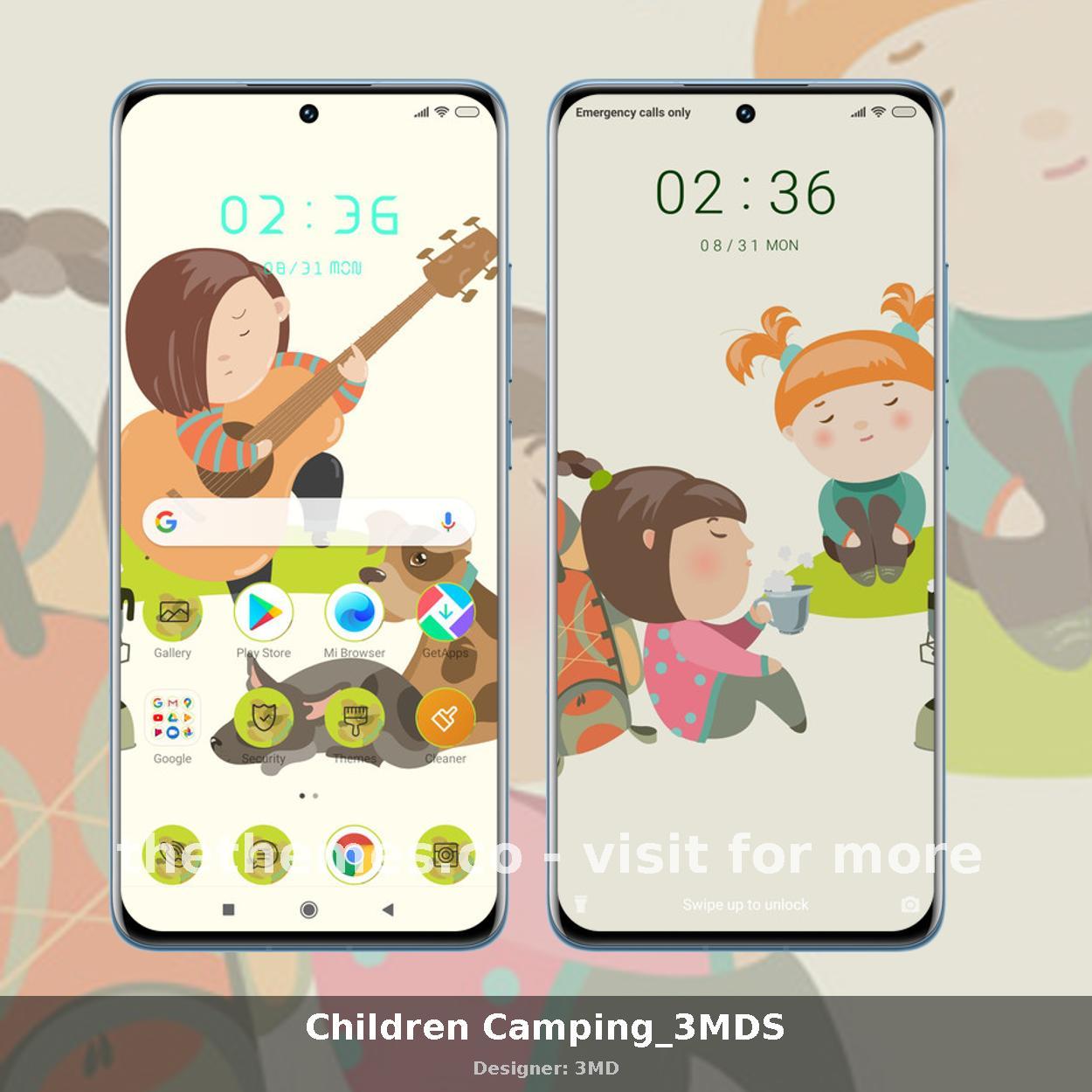 Children Camping_3MDS