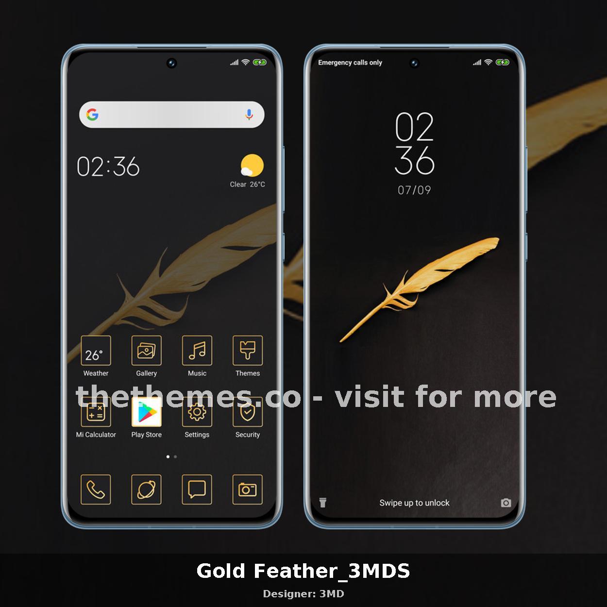 Gold Feather_3MDS
