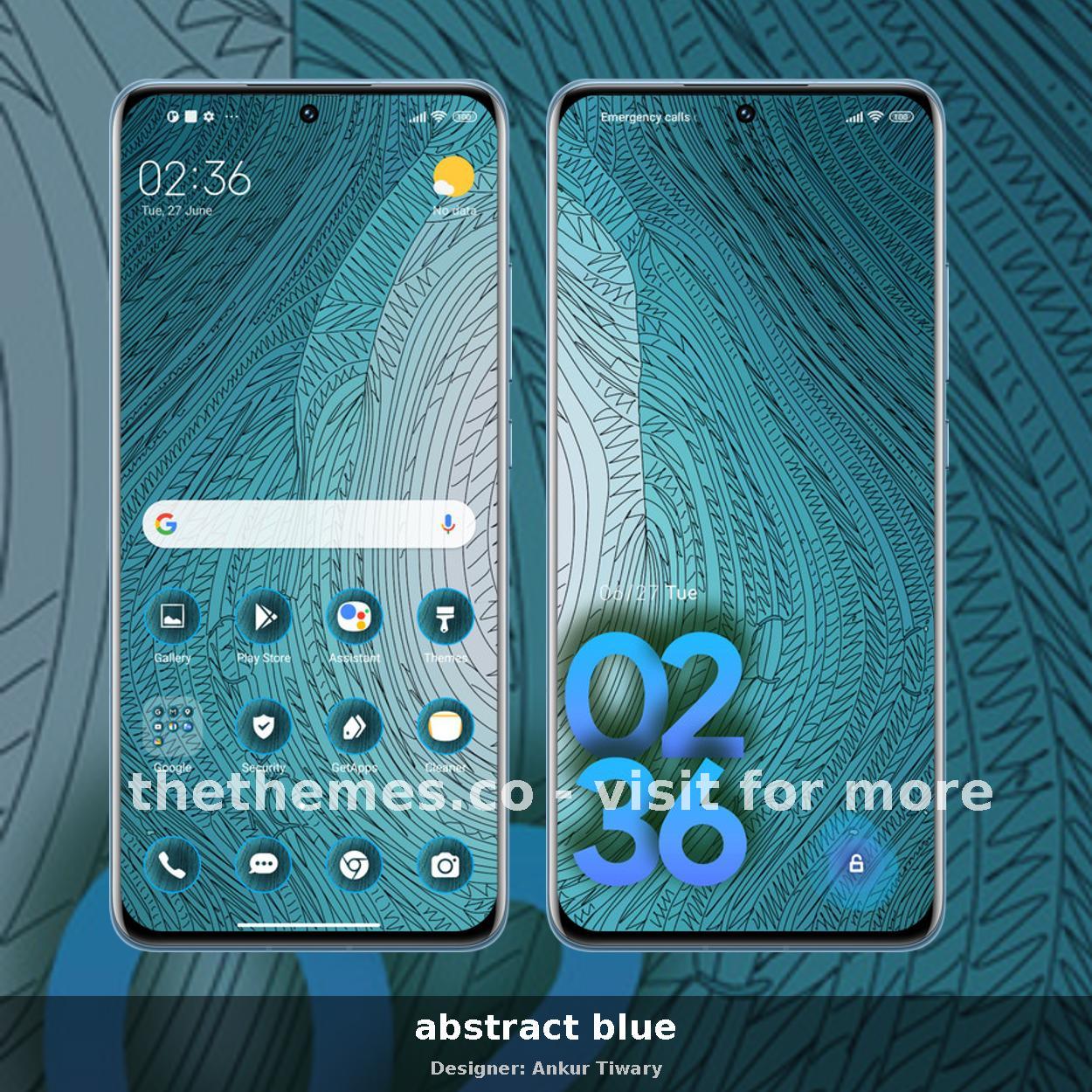 abstract blue