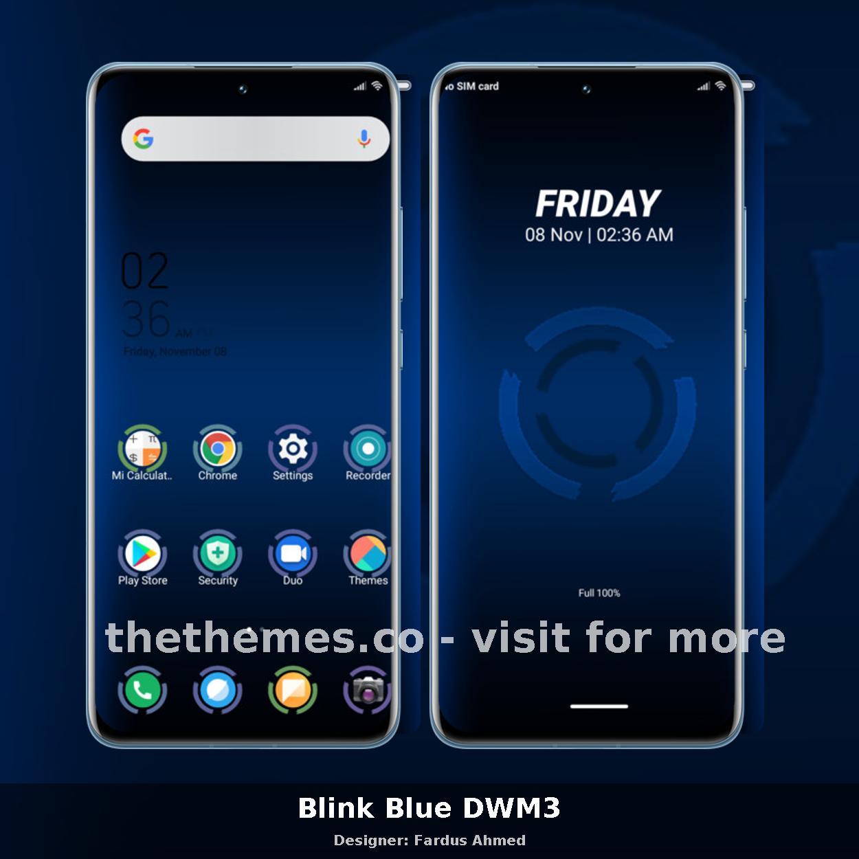 Blink Blue DWM3
