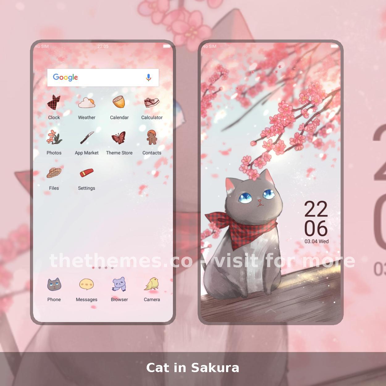 Cat in Sakura