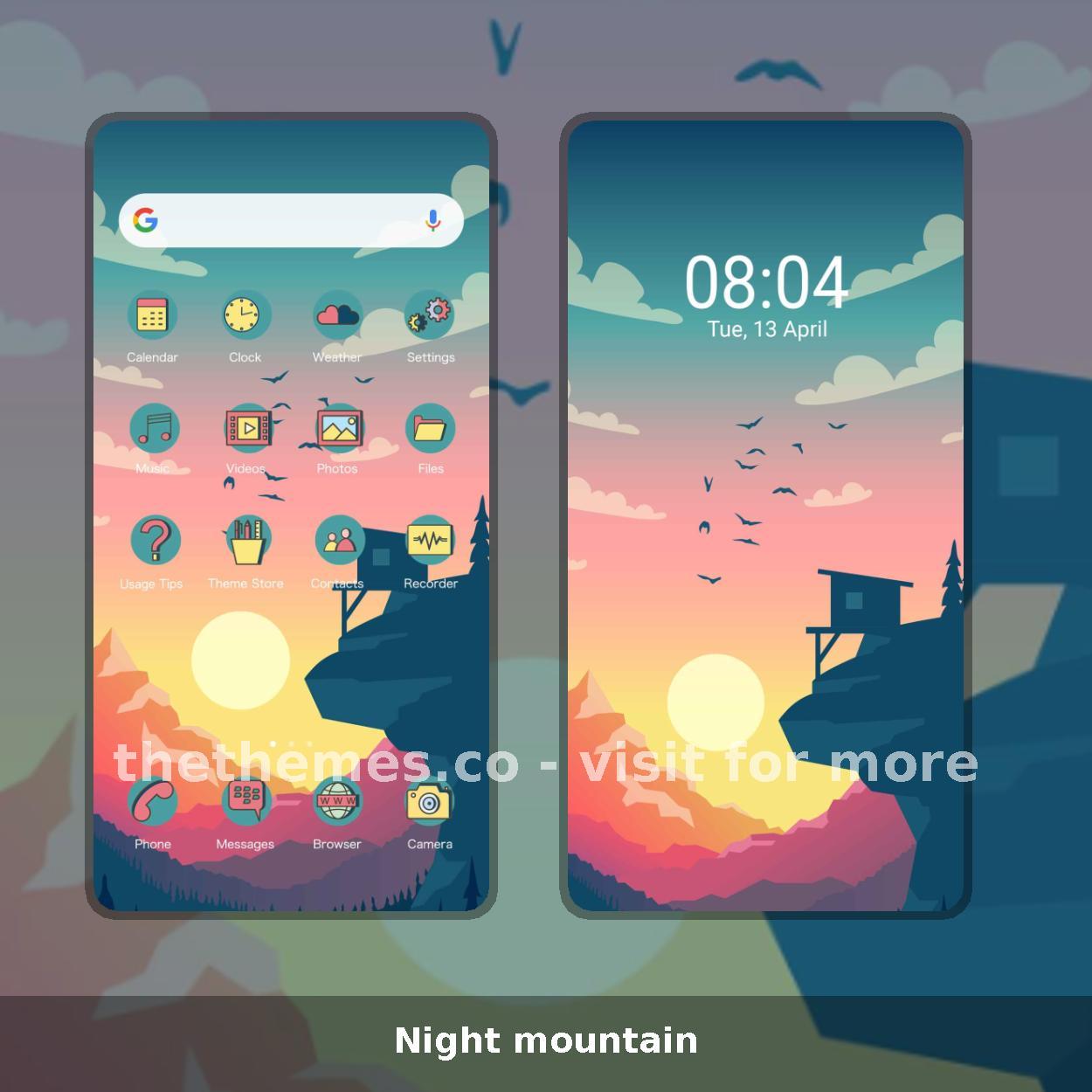 Night mountain
