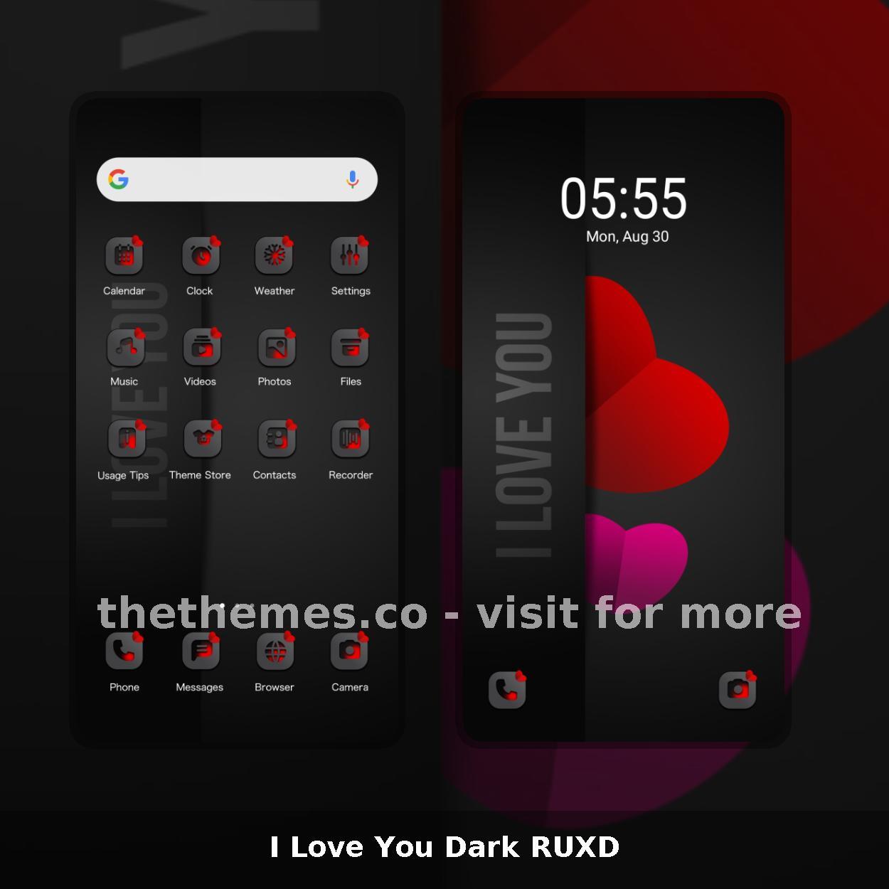 I Love You Dark RUXD