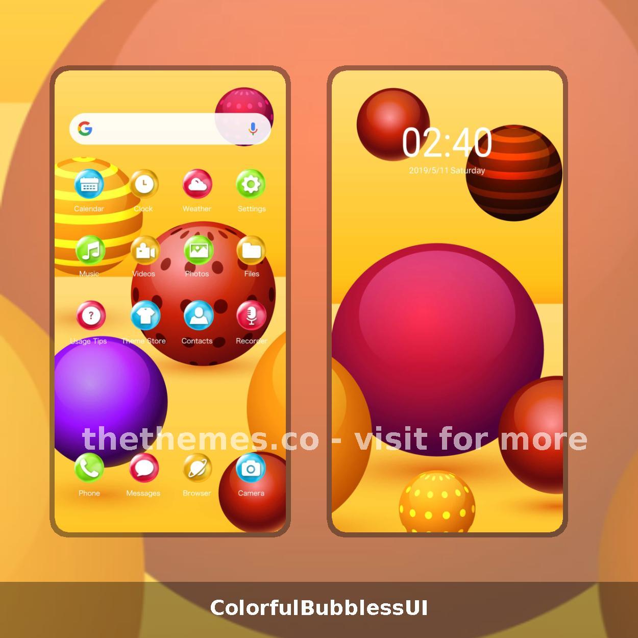 ColorfulBubblessUI