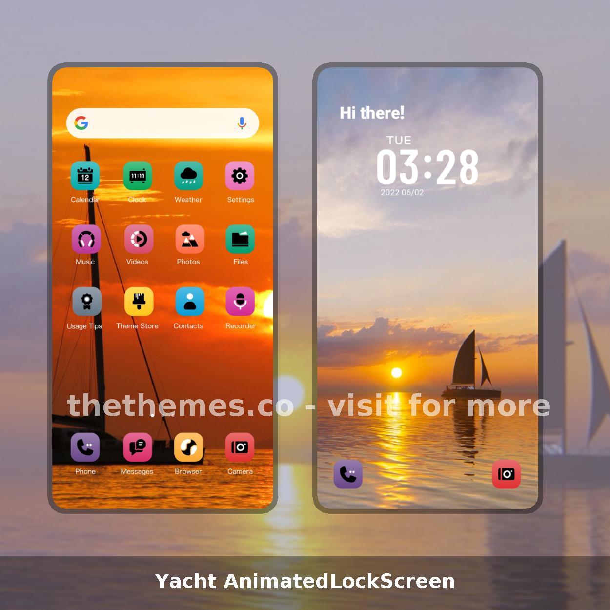 Yacht AnimatedLockScreen