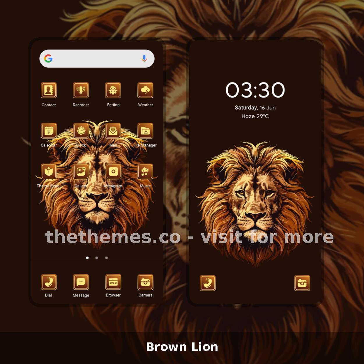 Brown Lion