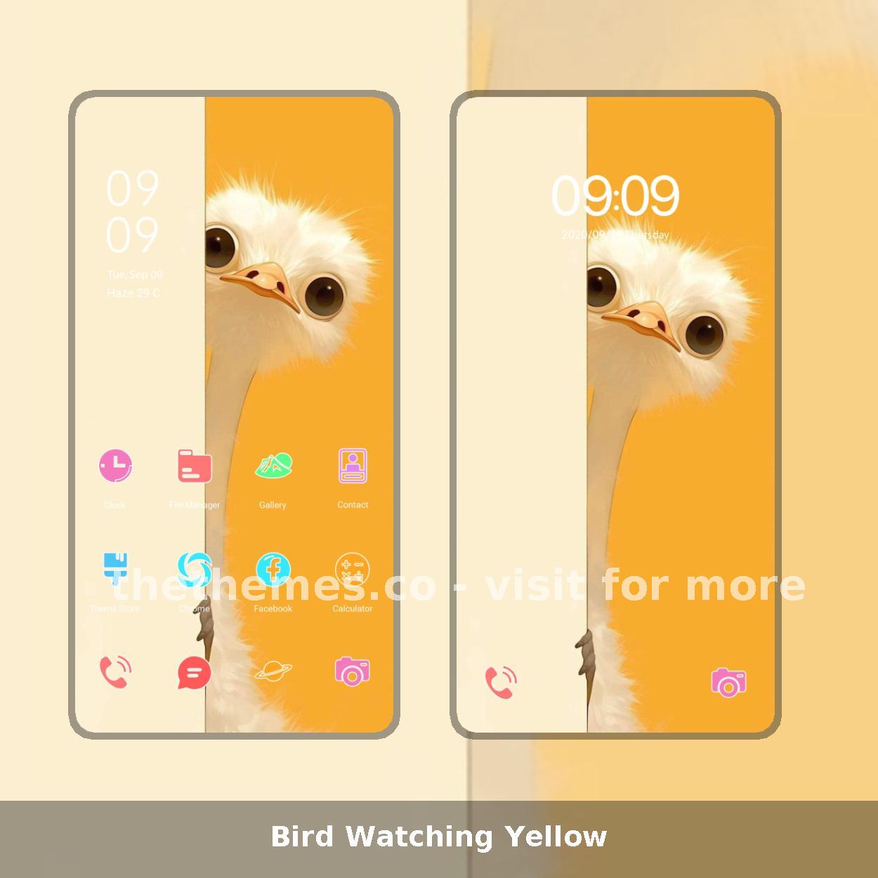 Bird Watching Yellow
