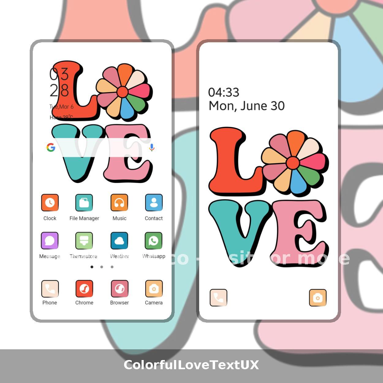 ColorfulLoveTextUX