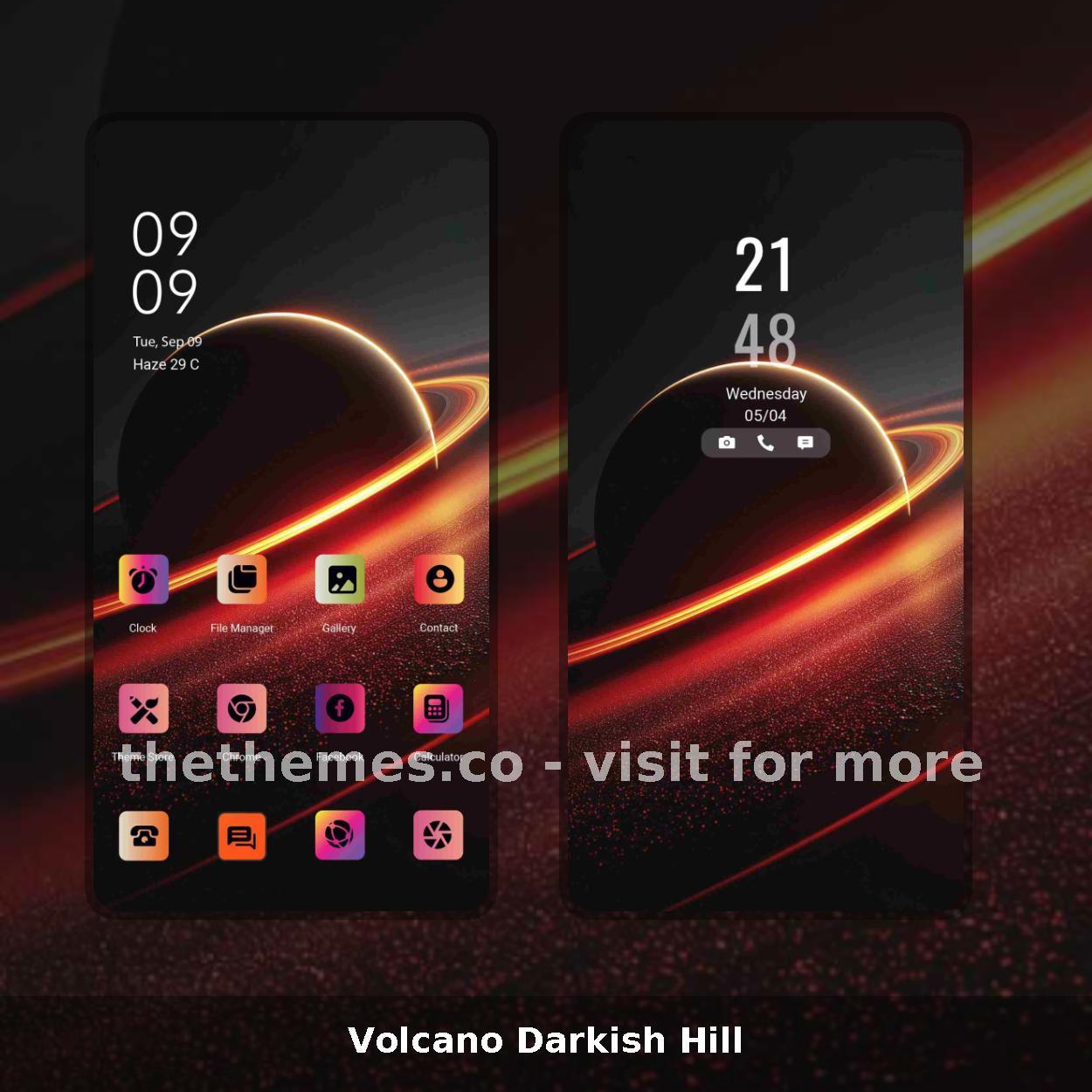 Volcano Darkish Hill