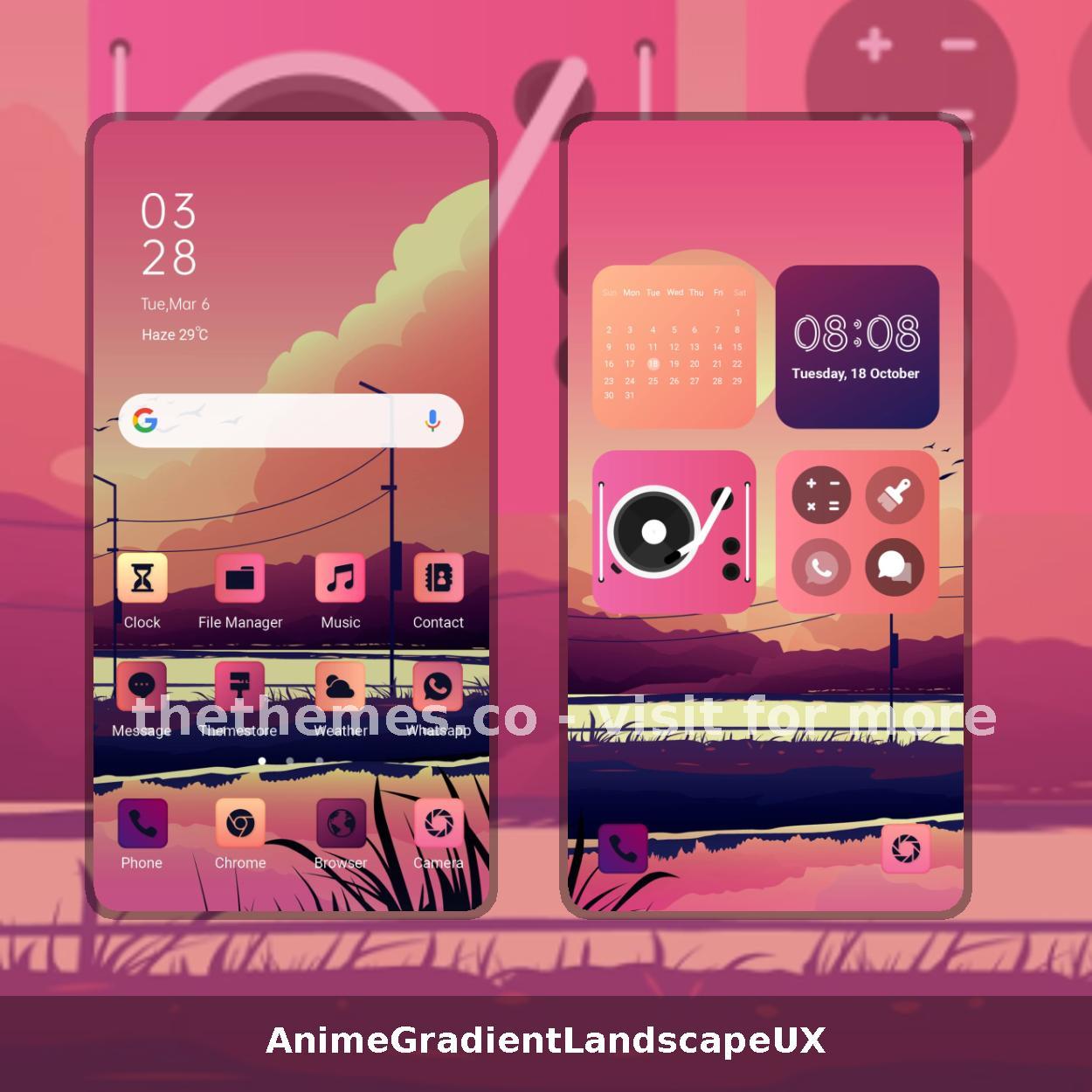 AnimeGradientLandscapeUX